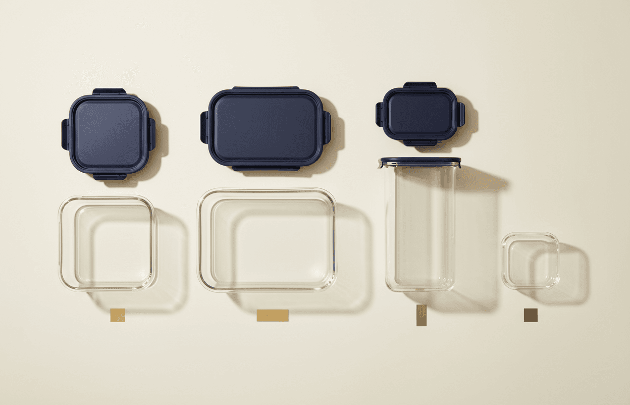 Illustrative visual replacement-lid finder for Northstar Home containers